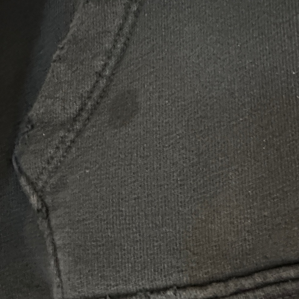 Nili Lotan Black Distressed Hooded Sweatshirt - Picture 5 of 7